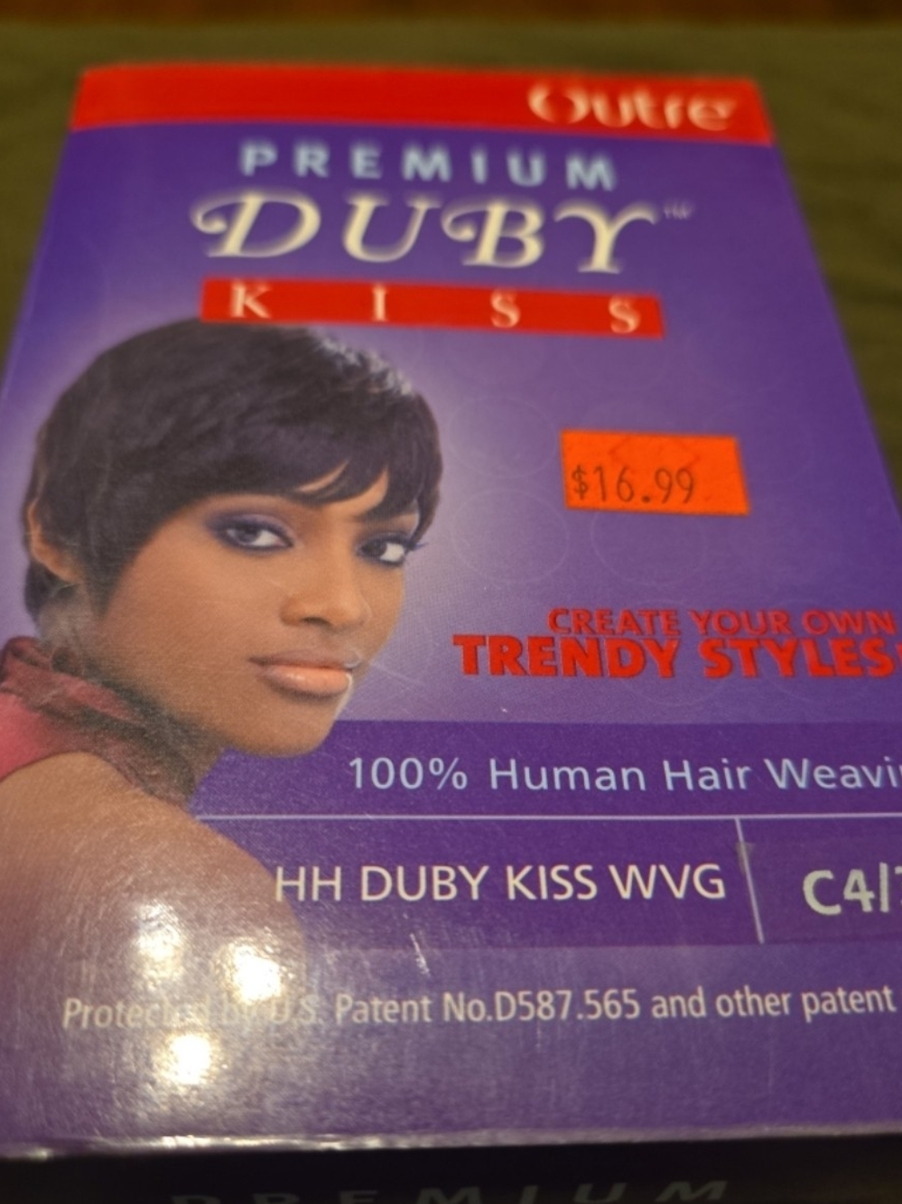 Premium Duby Kiss Human Hair Weave - Purple